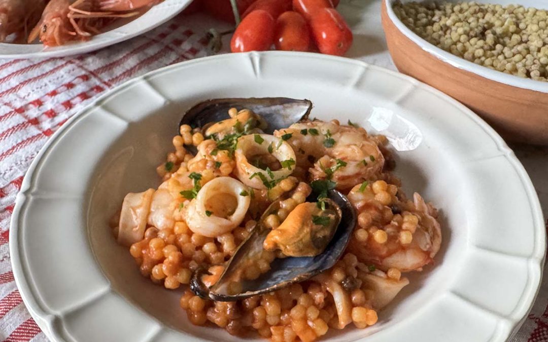 Fregola ai Frutti di Mare (Pâtes sardes aux fruits de mer)