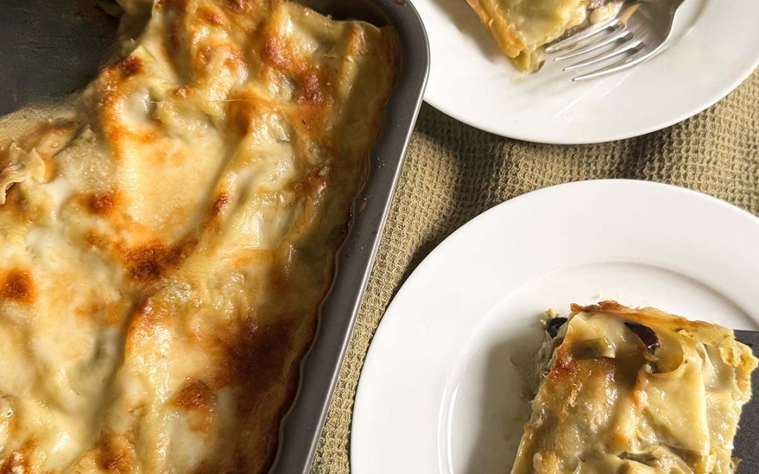 Recette des lasagnes aux artichauts