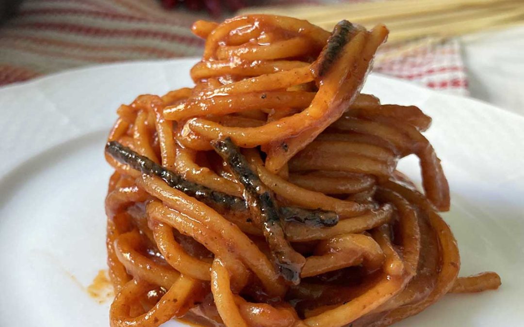 Spaghetti all’Assassina (Pâtes brûlées croustillantes et épicées de Bari)