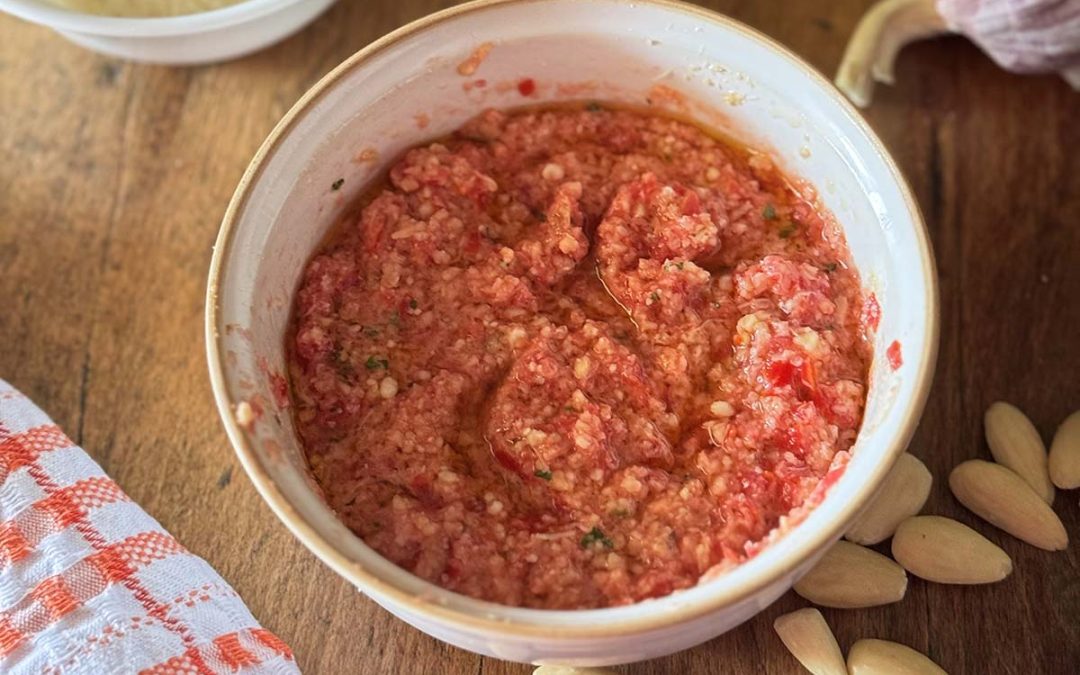 Pesto alla Trapanese (Pesto sicilien aux tomates et aux amandes)