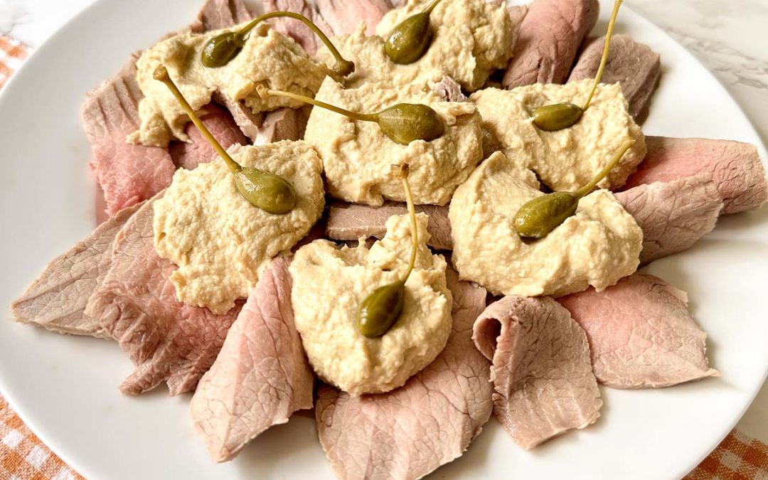 Recette Vitello Tonnato (Veau au thon et à la sauce aux câpres)