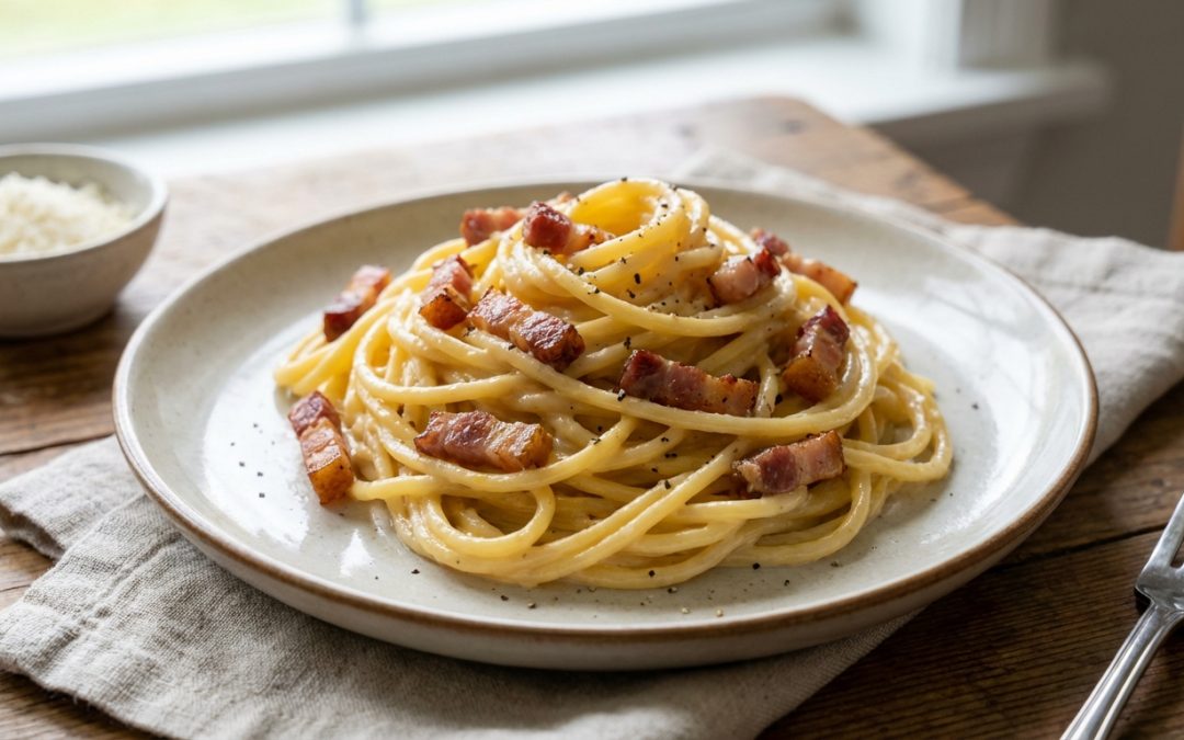 Vraie Recette Carbonara Guanciale : L’Authentique Romaine Sans Crème