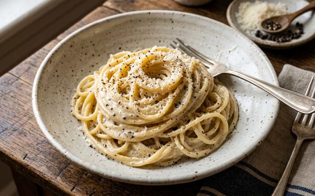 Recette des Spaghetti Cacio e Pepe : Les Secrets de l’Onctuosité Romaine