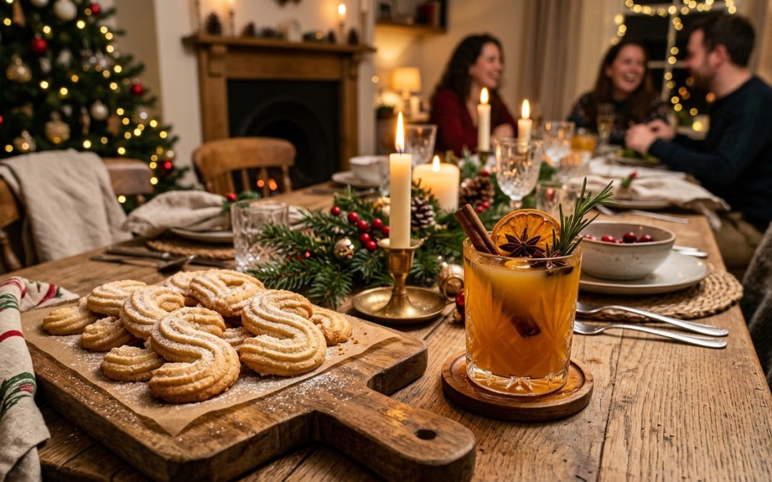 Recette et Secrets du Spritz de Noël : Biscuits Traditionnels et Cocktail Festif