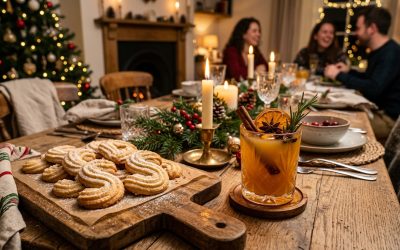 Recette et Secrets du Spritz de Noël : Biscuits Traditionnels et Cocktail Festif