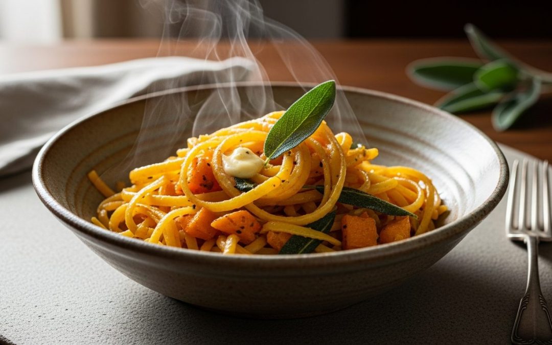 Butternut pasta crémeuse : recette authentique en 40 min