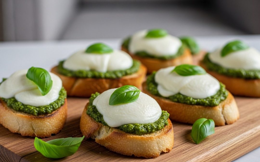 Bruschetta pesto mozzarella : l&rsquo;erreur sur l&rsquo;épaisseur du pain que tout le monde fait