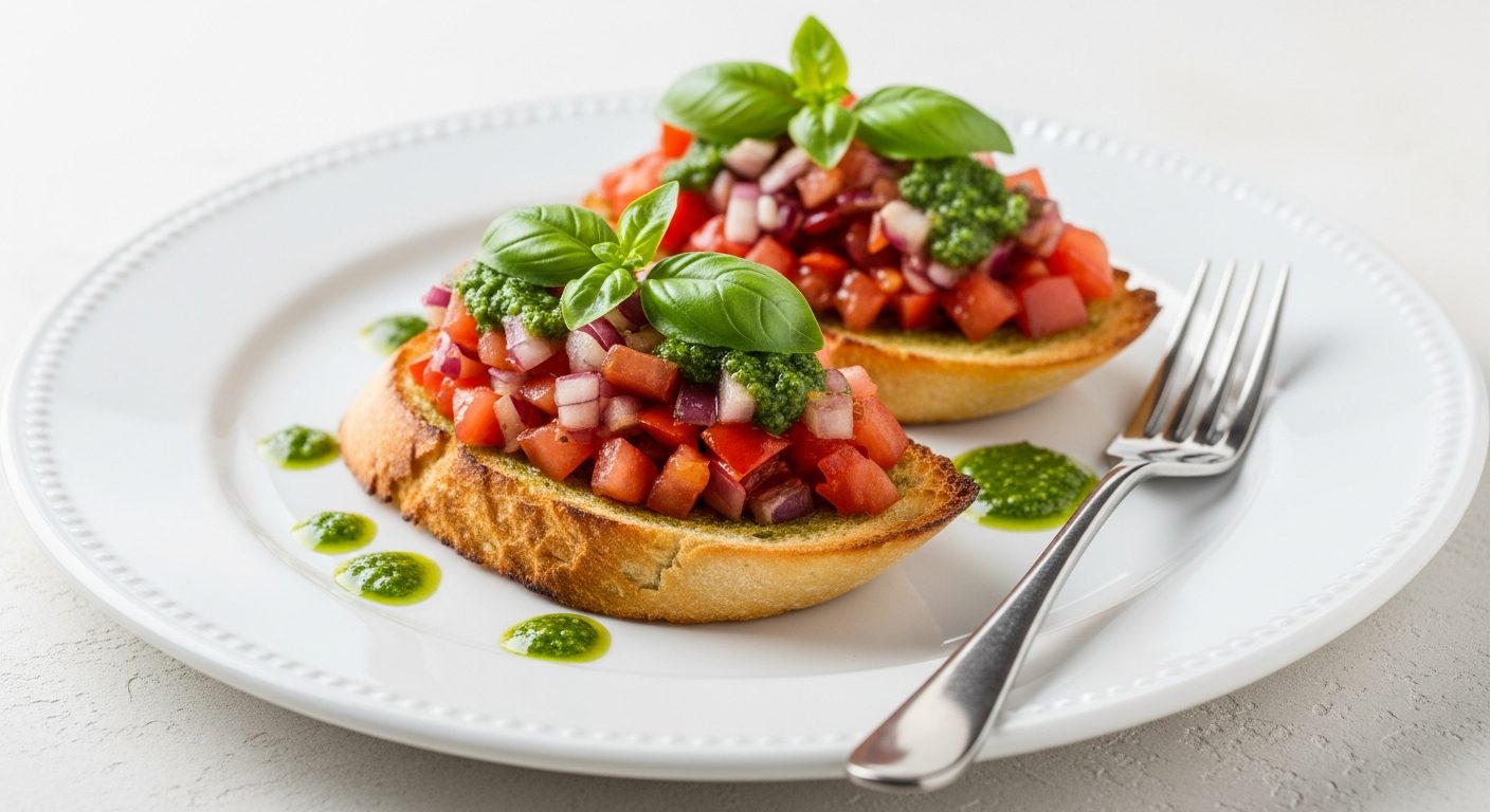 bruschetta-au-pesto_cover Bruschetta au pesto : la recette inratable et express (15 min)