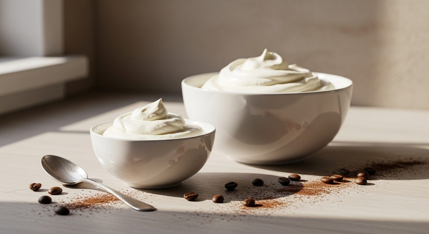 Tableau comparatif quantités tiramisu mascarpone 250g vs 500g