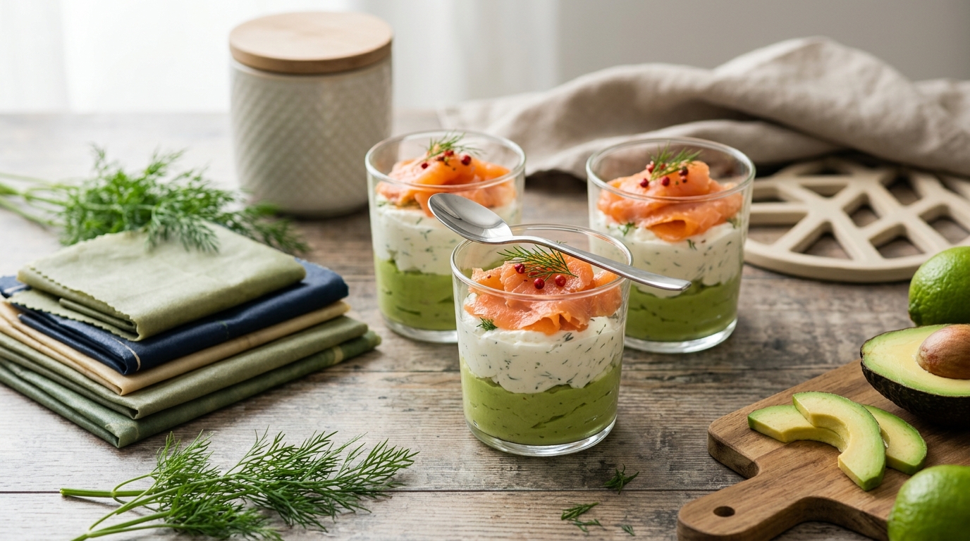 Timeline conservation verrine saumon avocat 24-48h
