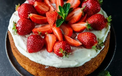 Gâteau aux fraises et mascarpone : recette facile et moelleuse