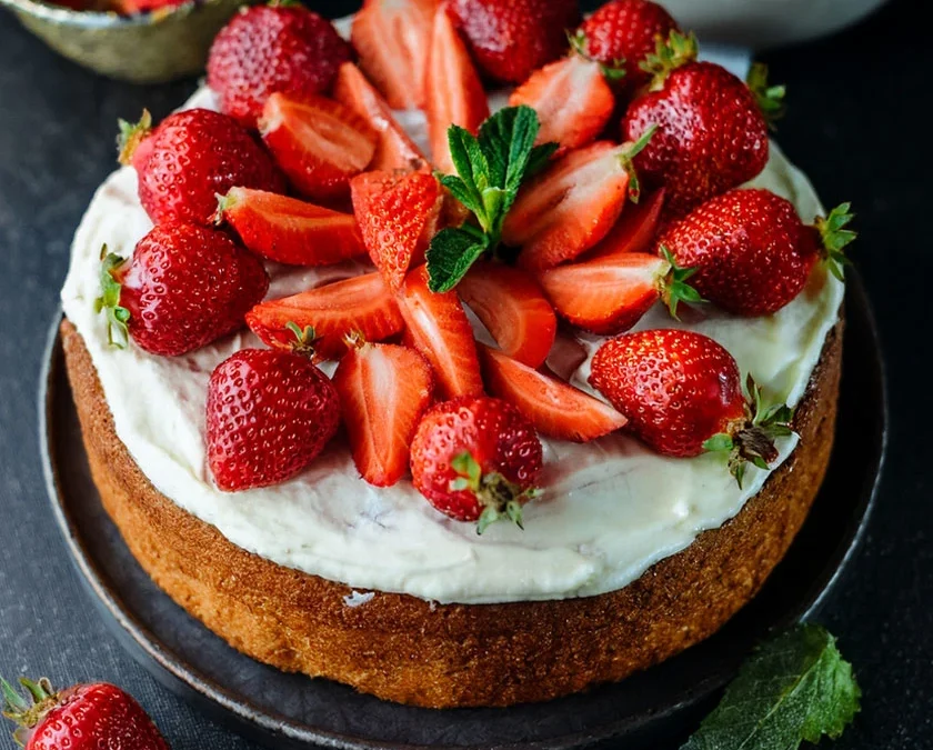 Gâteau aux fraises et mascarpone : recette facile et moelleuse