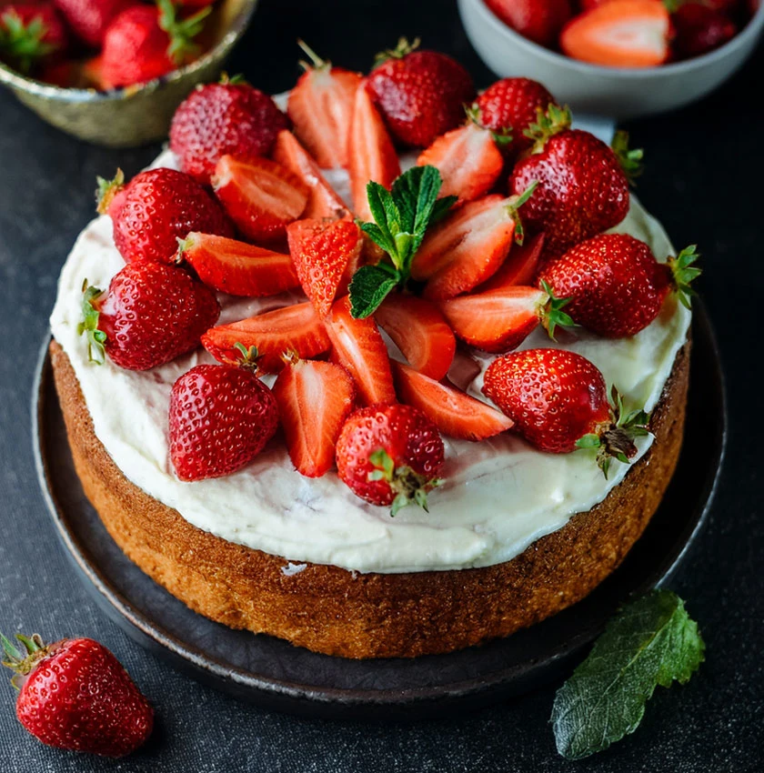 Gâteau aux fraises et mascarpone : recette facile et moelleuse