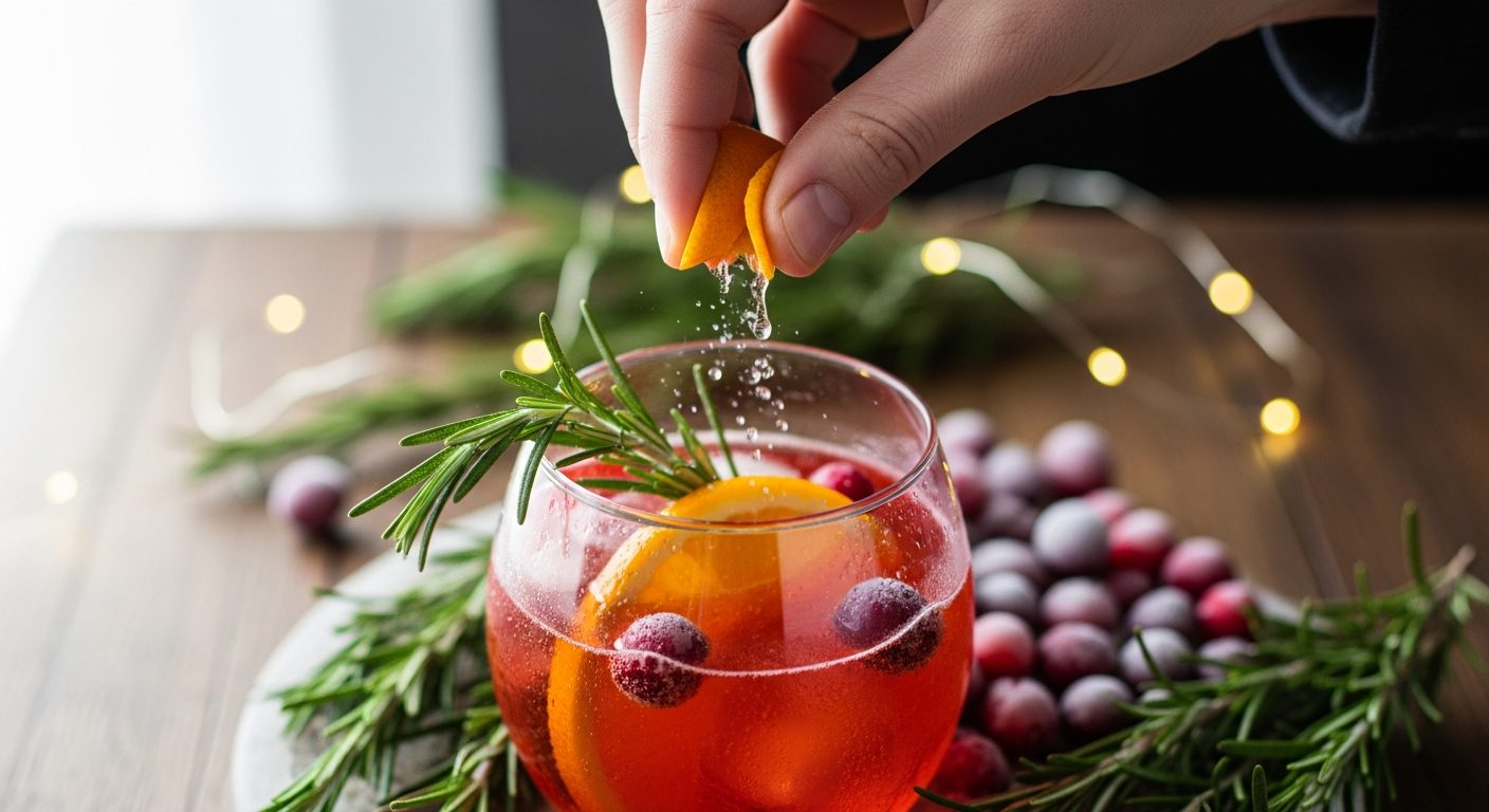 Tableau comparatif 3 recettes spritz noël cocktail