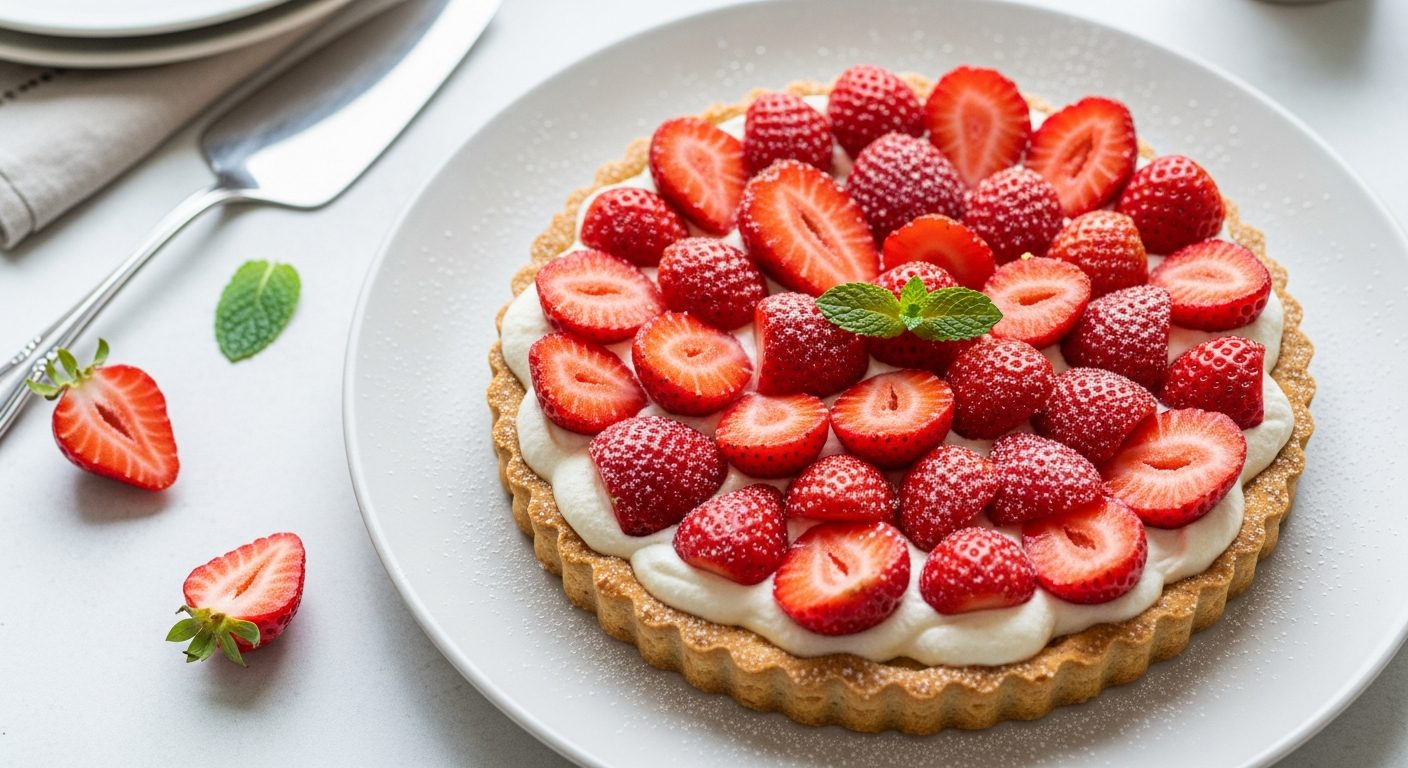 Tarte fraise mascarpone : la recette inratable à la crème ferme