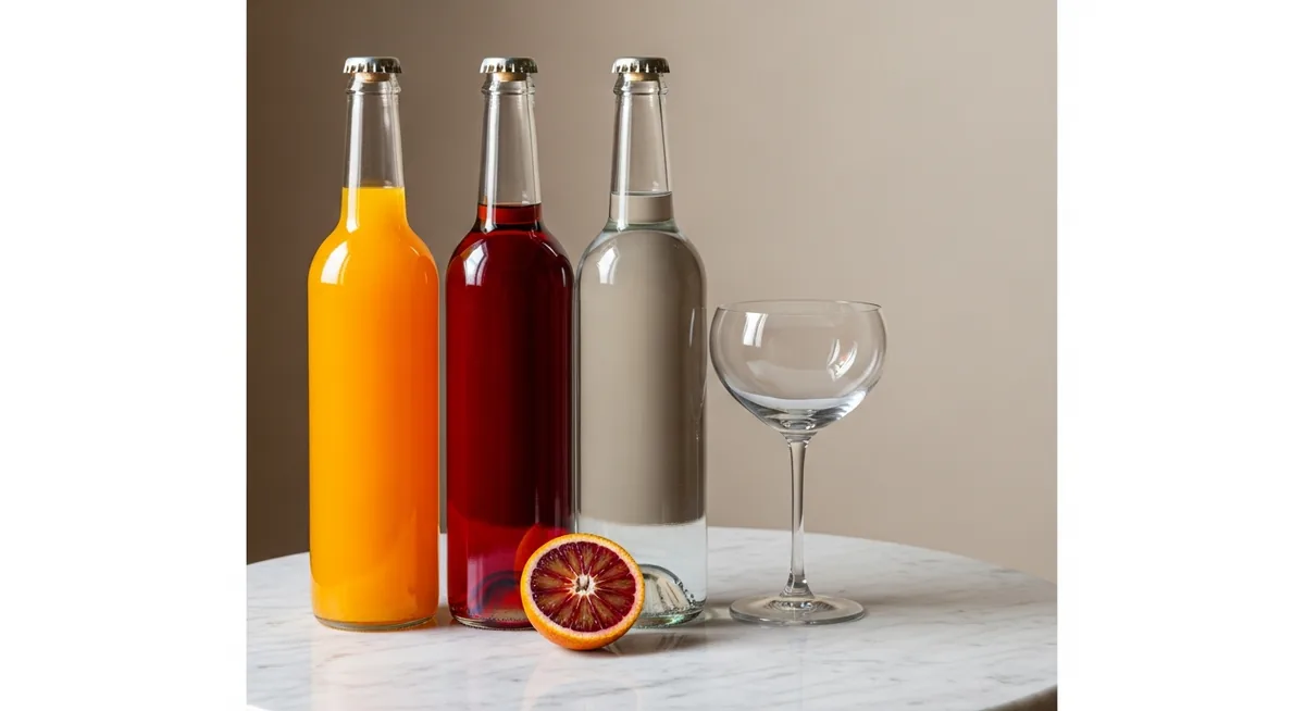 Bouteilles alternatives sans alcool Campari Lyres Sanbitter