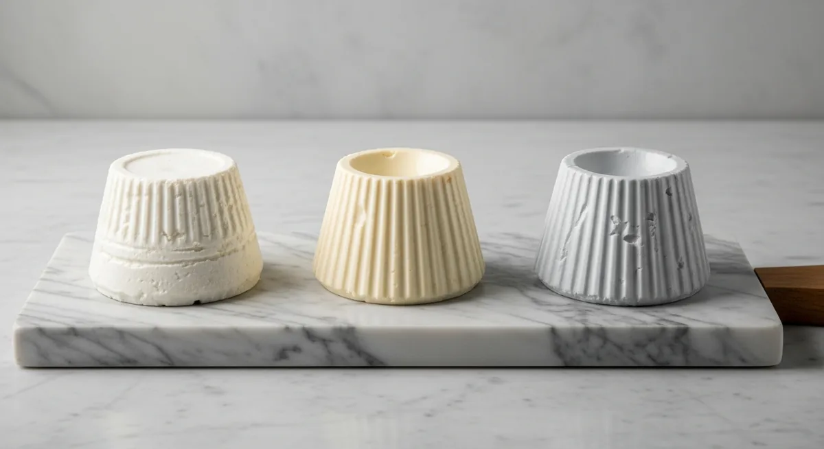 Comparaison texture ricotta faisselle Philadelphia pour substitution