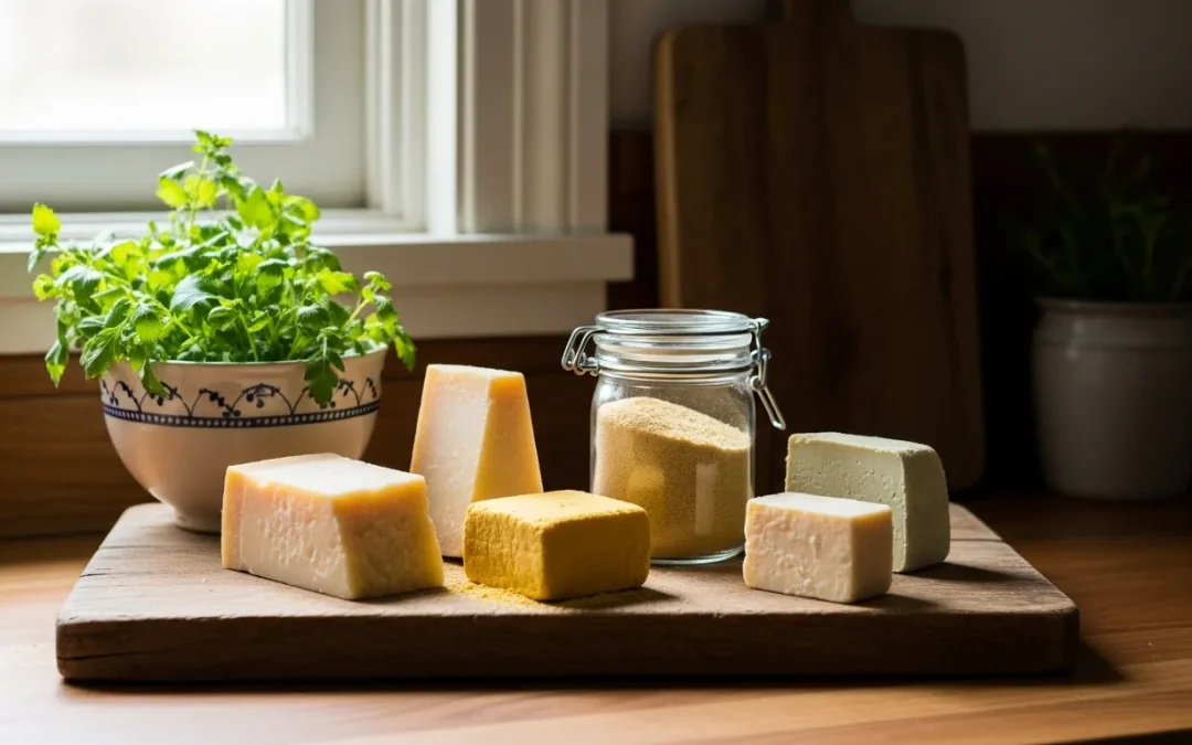 Par quoi remplacer le parmesan : fromages AOP italiens et alternatives végétales