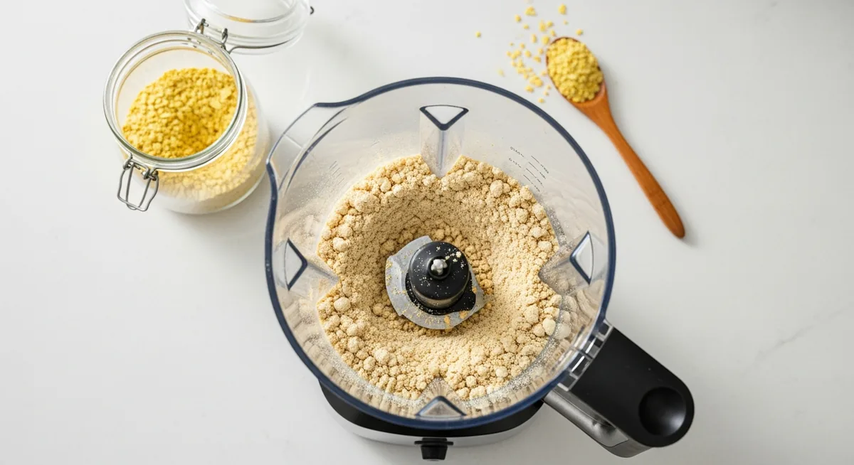 Préparation parmesan végétal noix de cajou et levure maltée