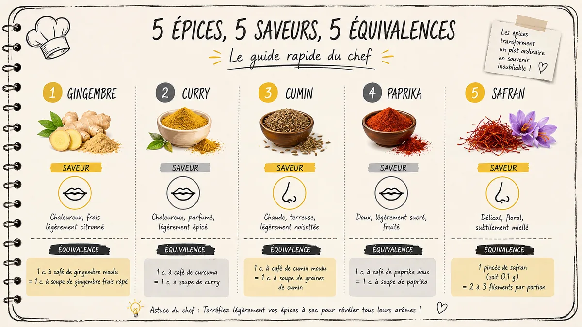 Tableau comparatif des 5 alternatives au curcuma avec dosages et propriétés